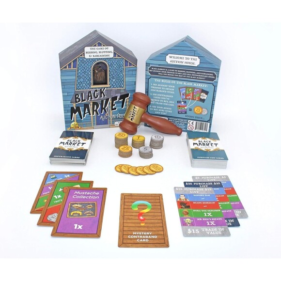 BLACK MARKET BY GATWICK GAMES A GAME OF STRATEGY BIDDING, BLUFFING & BARGAINING - Picture 3 of 6